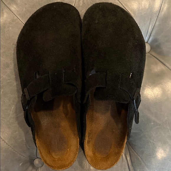 Women’s Birkenstock Boston Shoes - Size 40/US 10 - Black Suede - Picture 8 of 8